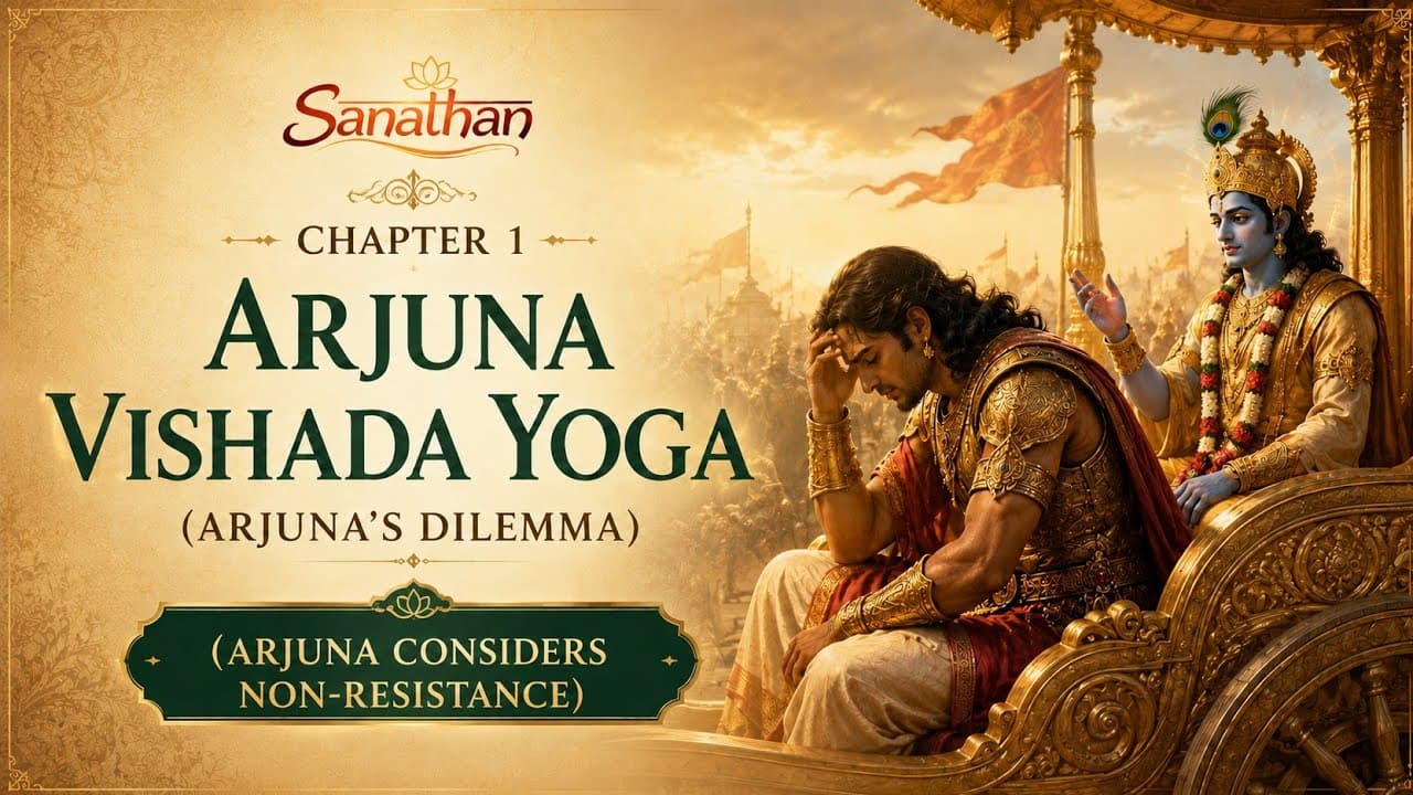 Arjuna Considers Non-Resistance — Choosing Peace Over Victory | Bhagavad Gita Ch.1