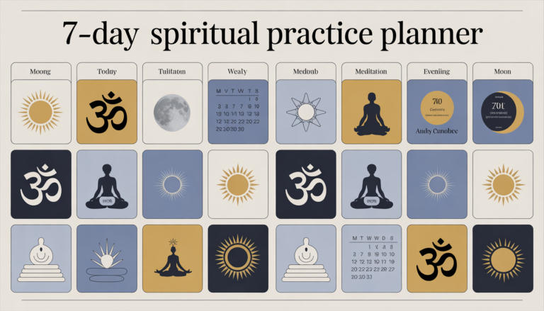 7 Day Spiritual Practice Planner