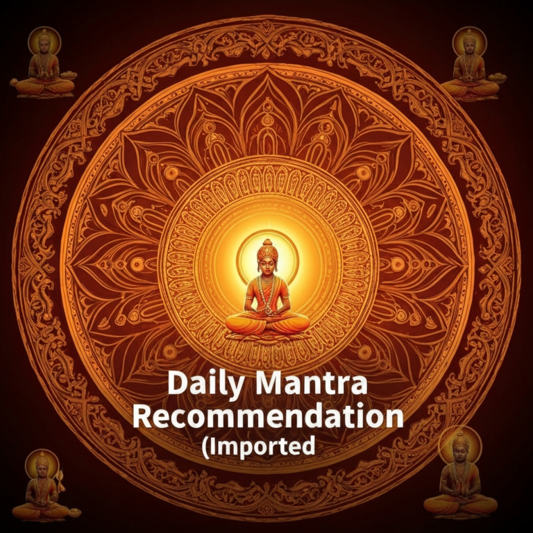 Daily Mantra Recommendation