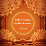 Festival Shopping Checklist Generator