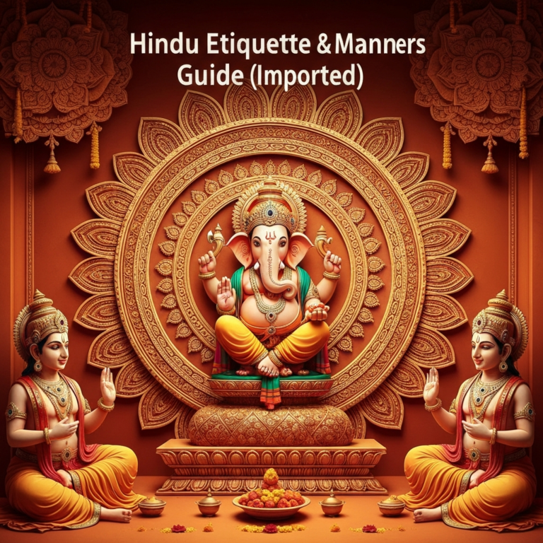 Hindu Etiquette & Manners Guide