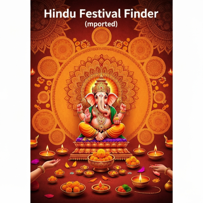Hindu Festival Finder