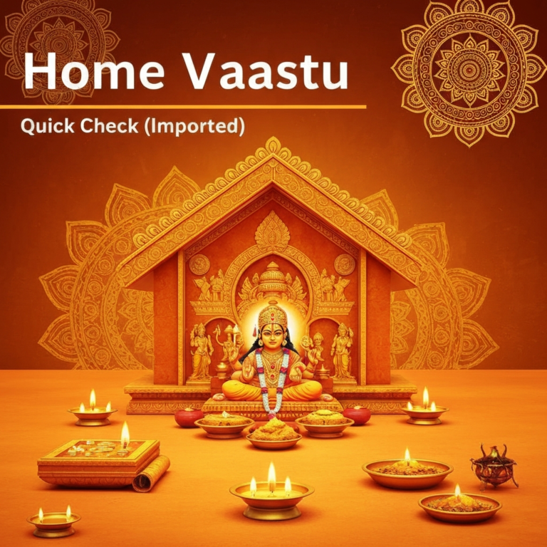 Home Vaastu Quick Check