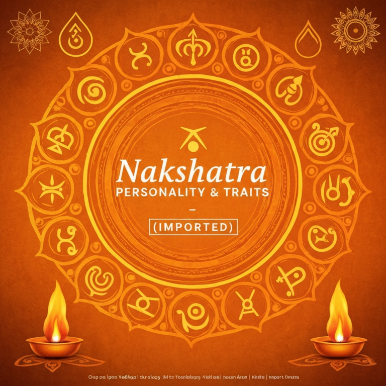 Nakshatra Personality & Traits