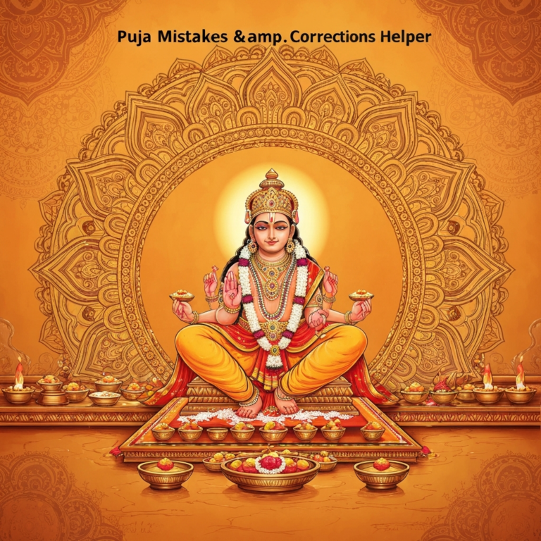 Puja Mistakes & Corrections Helper