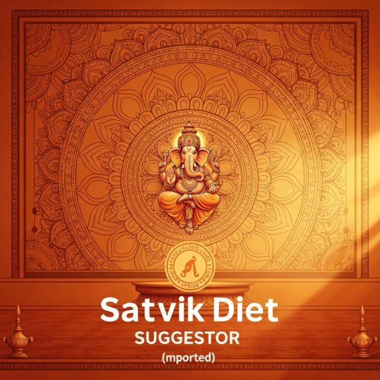 Satvik Diet Suggestor