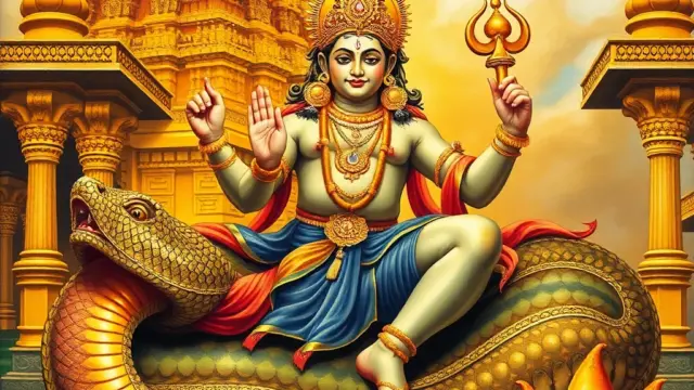 Lord Vishnu (Padmanabhaswamy) – Deity Portrait