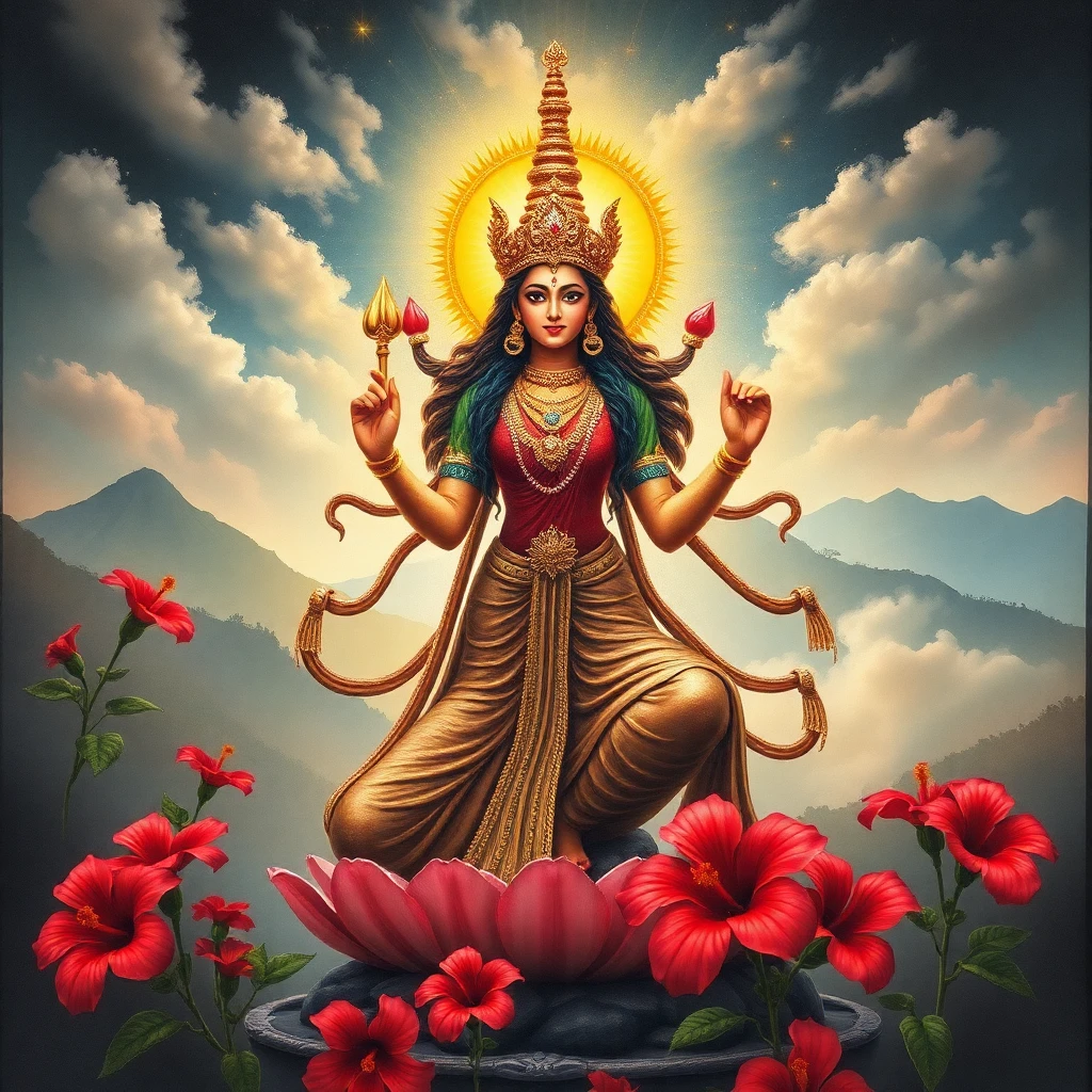 Goddess Kamakhya (Shakti) – Deity Portrait