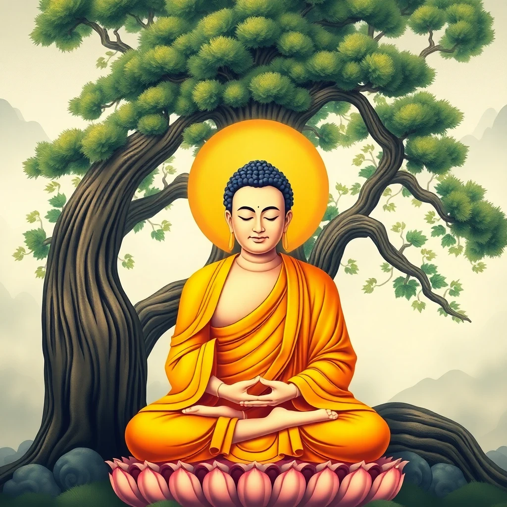 Gautama Buddha (Bodhi Tree) – Deity Portrait