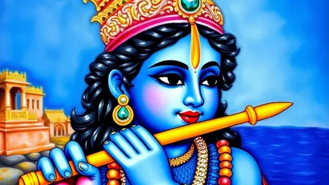 Lord Krishna (Dwarkadhish) – Deity Portrait