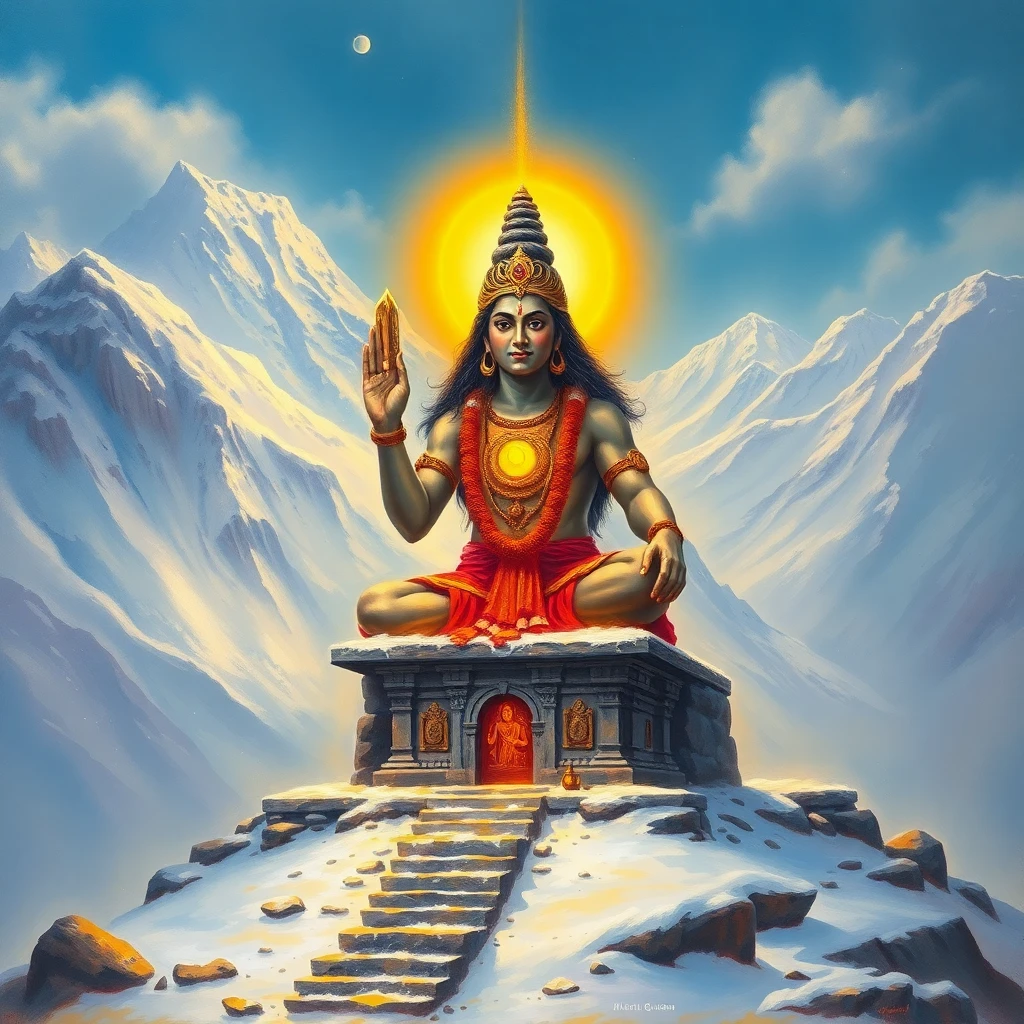 Lord Shiva (Kedarnath) – Deity Portrait
