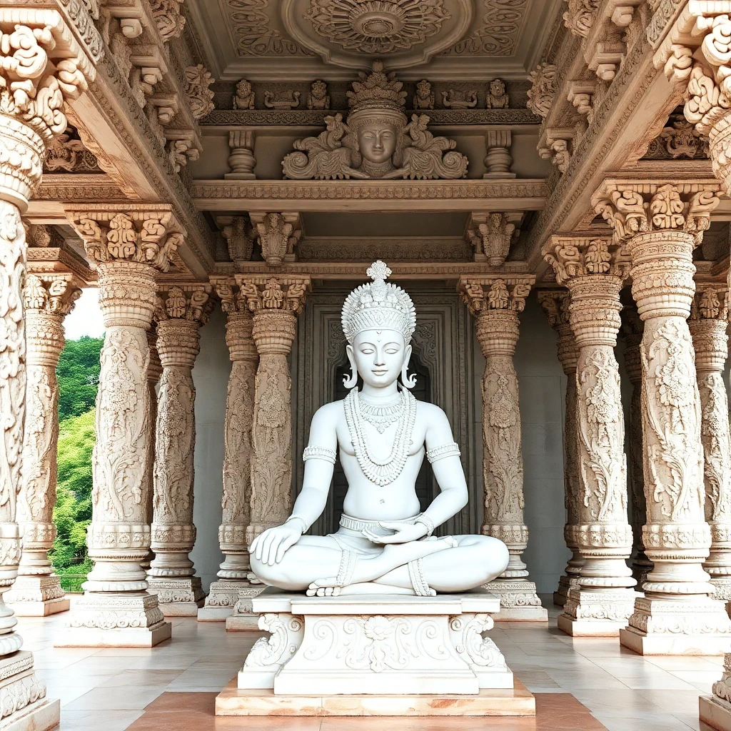 Lord Adinath (Rishabhanatha) – 1st Jain Tirthankara – Deity Portrait