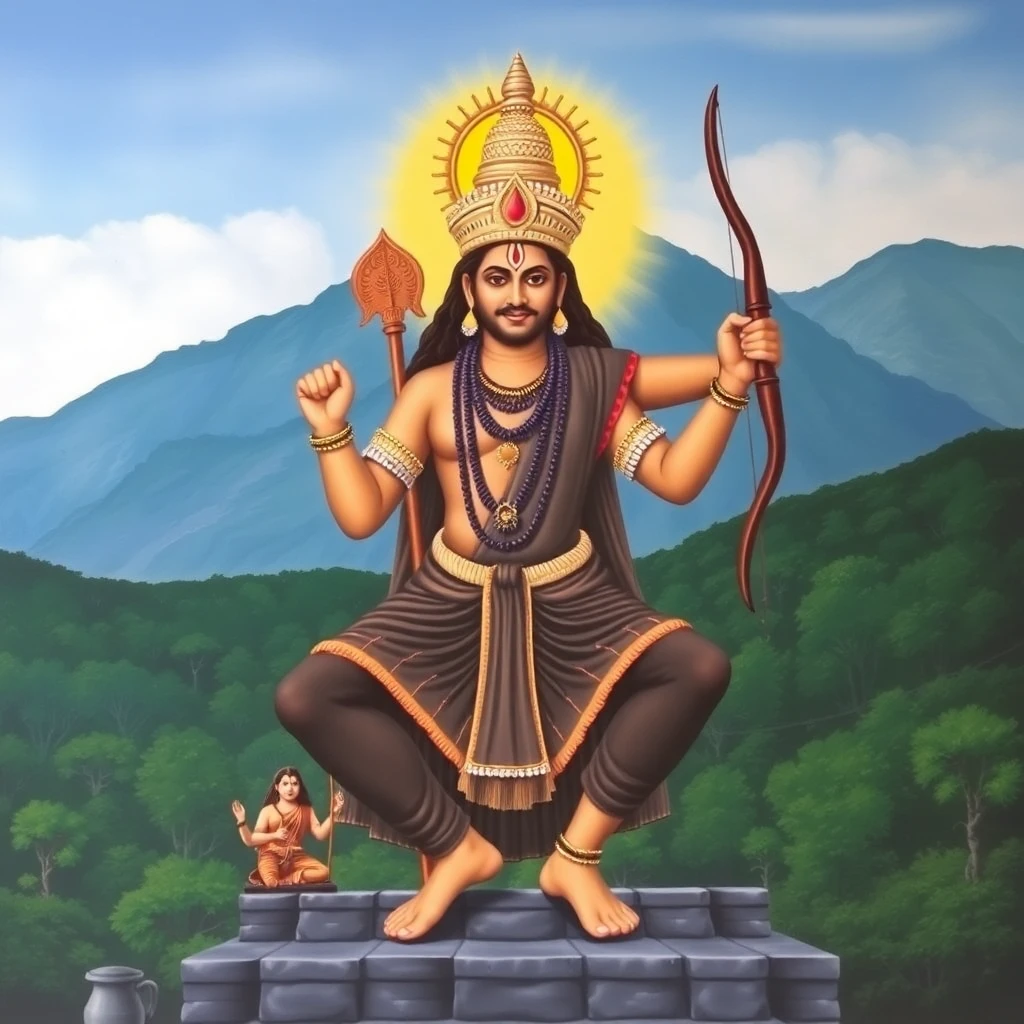 Lord Ayyappa – Deity Portrait