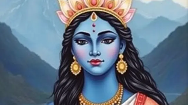 Goddess Yamuna – Deity Portrait