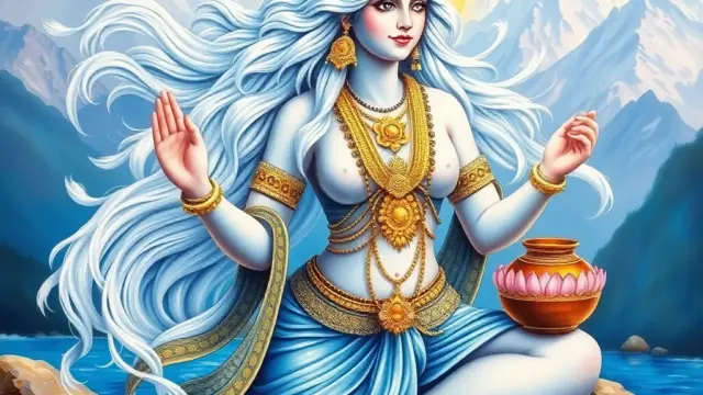 Goddess Ganga – Deity Portrait