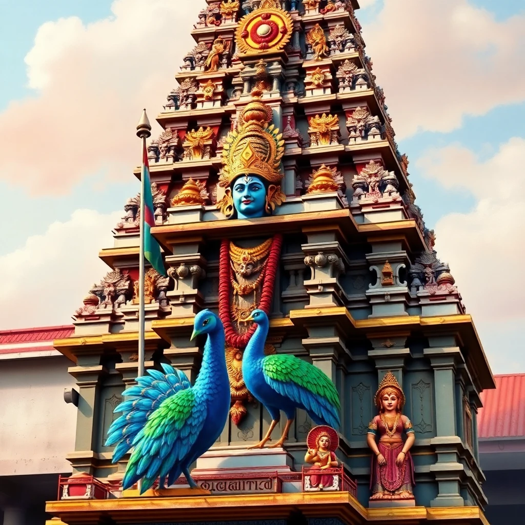 Lord Shiva (Kapaleeshwarar) and Goddess Karpagambal – Deity Portrait
