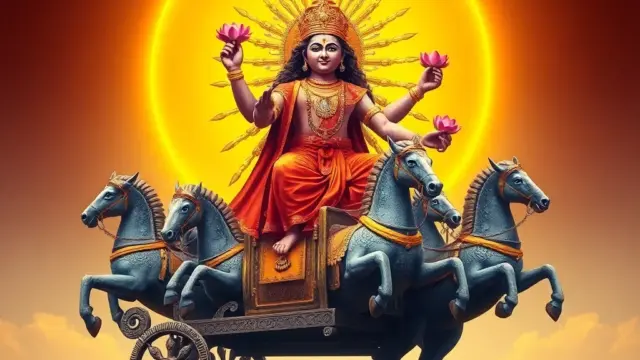 Lord Surya (Sun God) – Deity Portrait