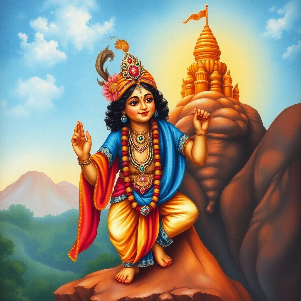 Lord Srinathji (form of Lord Krishna) – Deity Portrait