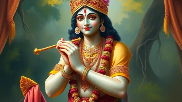 Lord Krishna (Banke Bihari) – Deity Portrait