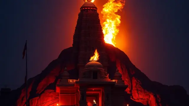 Lord Shiva (Arunachaleswarar) and Goddess Apitakuchambal – Deity Portrait