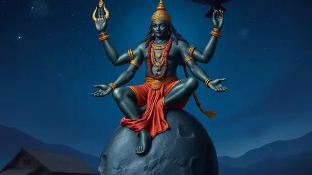 Lord Shani (Saturn) – Deity Portrait