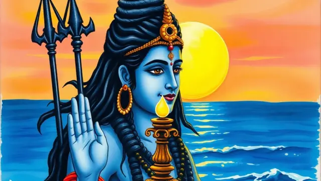 Lord Shiva (Somnath/First Jyotirlinga) – Deity Portrait