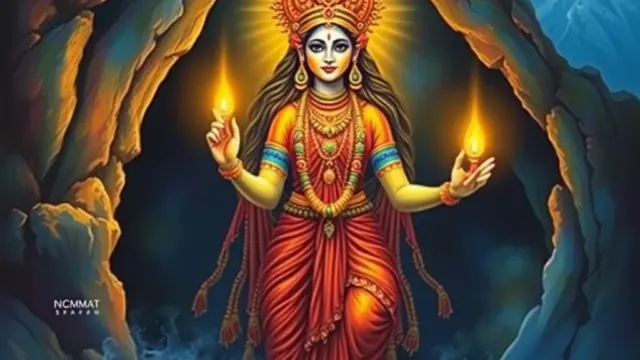 Mata Vaishno Devi (Goddess Durga/Shakti) – Deity Portrait