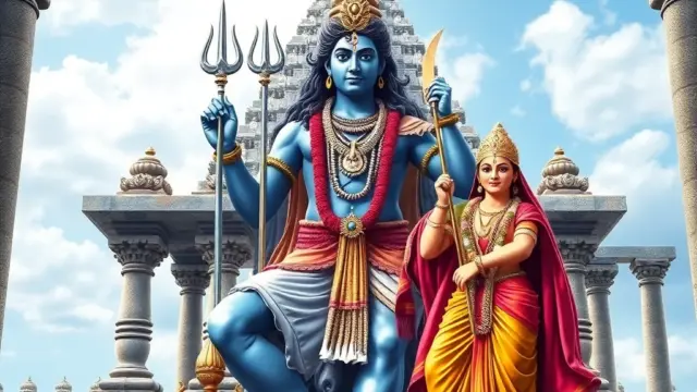 Lord Shiva (Ramanatha) and Lord Rama – Deity Portrait
